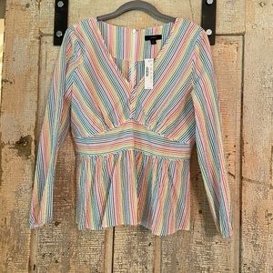 Jcrew rainbow top